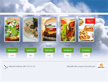 Tablet Screenshot of pizza-heaven.ch